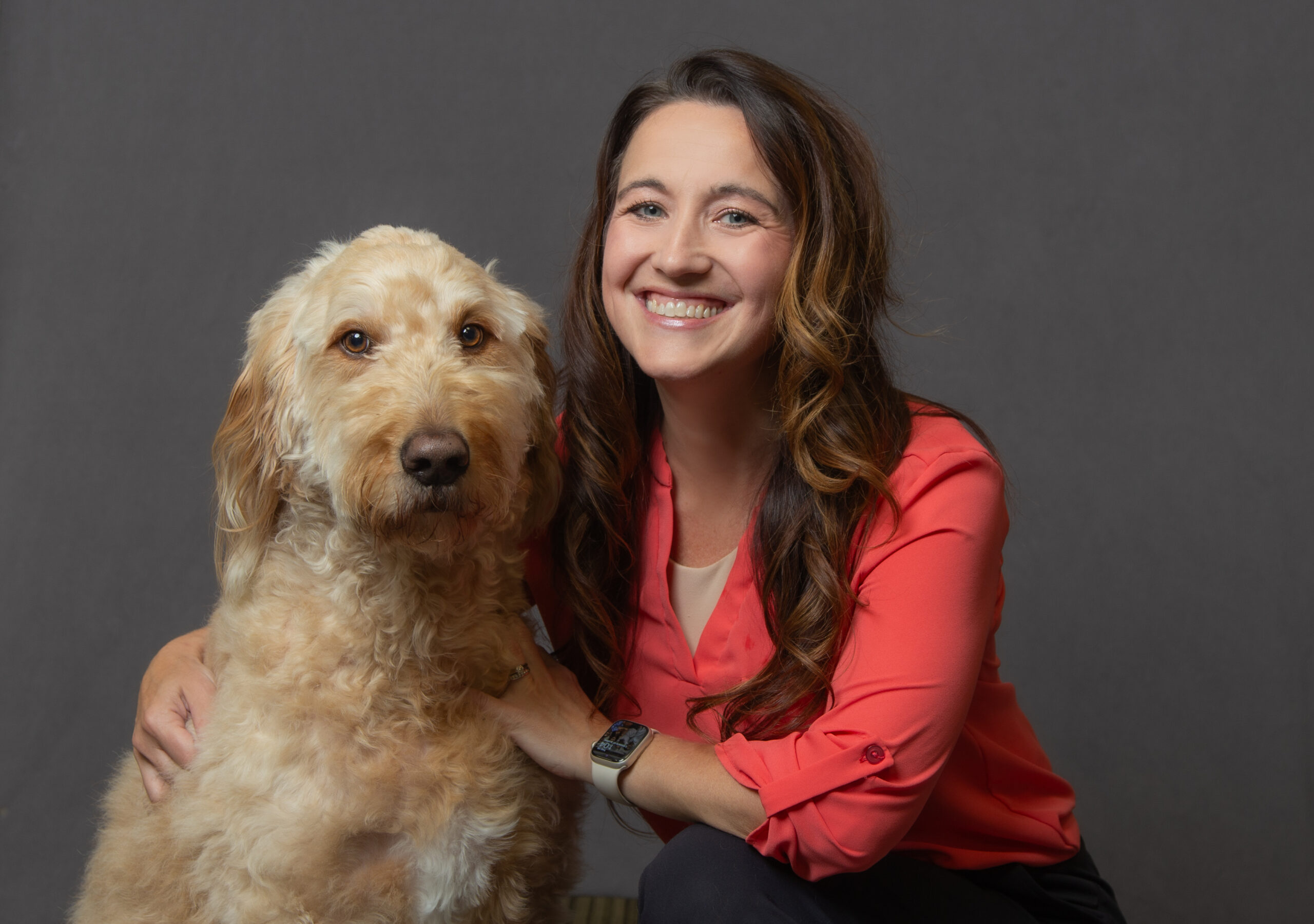 Shannon Heick & Therapy Dog, Goose