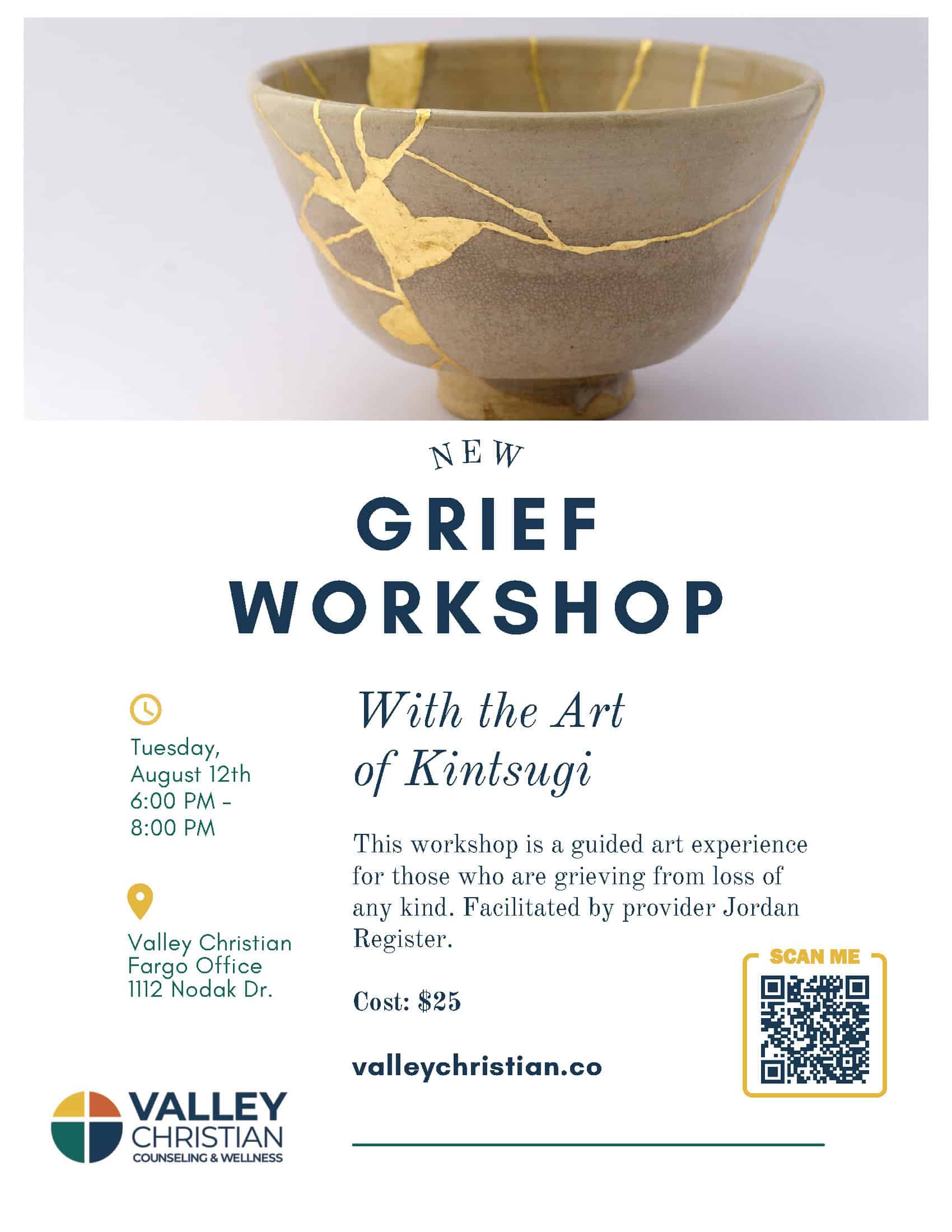 Grief Workshop • Tuesday, August 12th • 6:00 pm - 8:00 pm