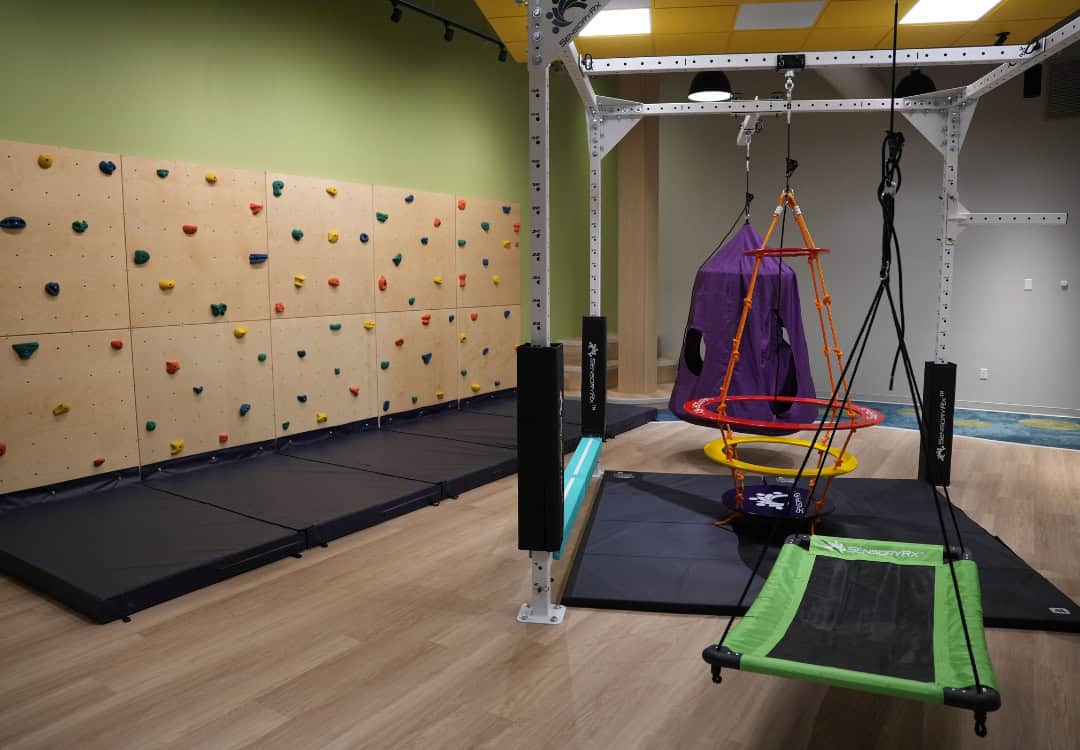 Interior children's therapy room