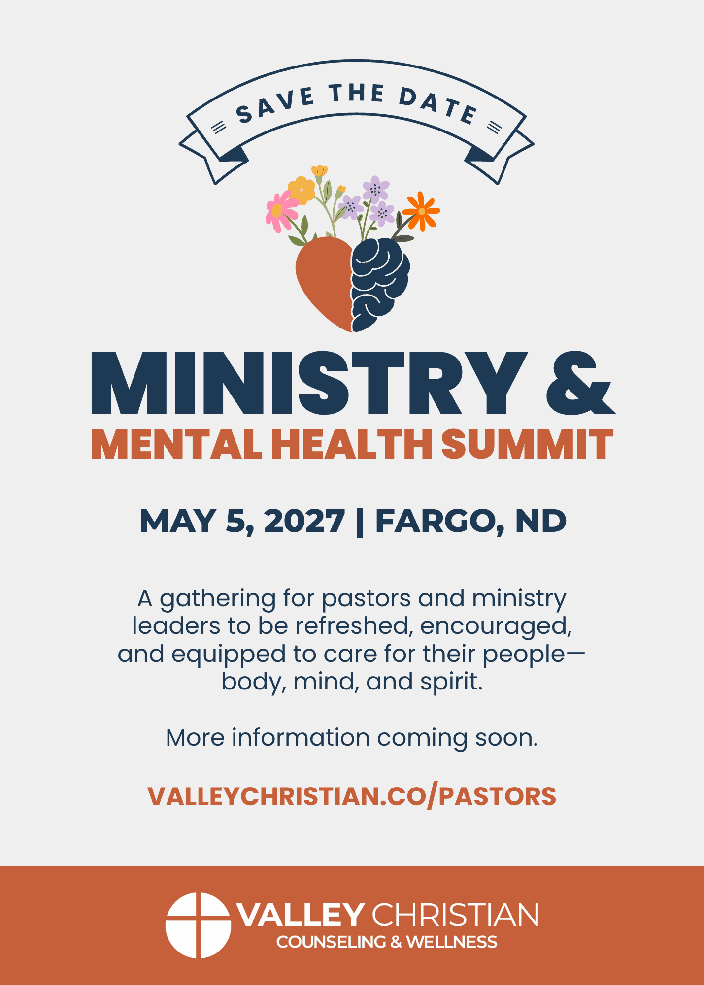 Ministry & Mental Health Summit on May 5, 2027